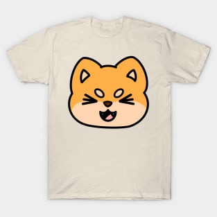 Laughing Shiba Face T-Shirt